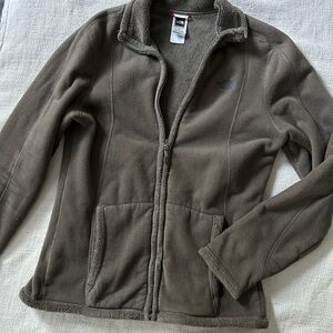 The North Face Taupe Fleece Jacket